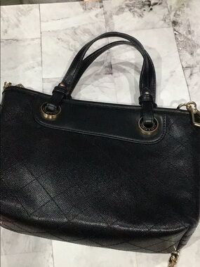 Charles & Keith cross stitch bag